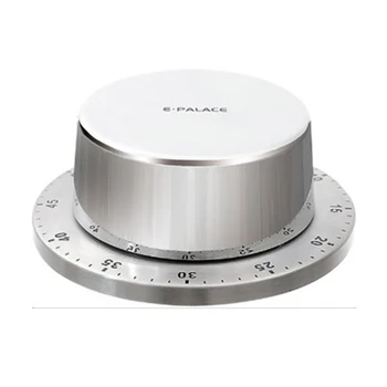 

1pc Round Cooking Count Up Kitchen Gadgets Countdown Alarm Time Reminder Kitchen Timer Mechanical Temporizador With Magnet Base