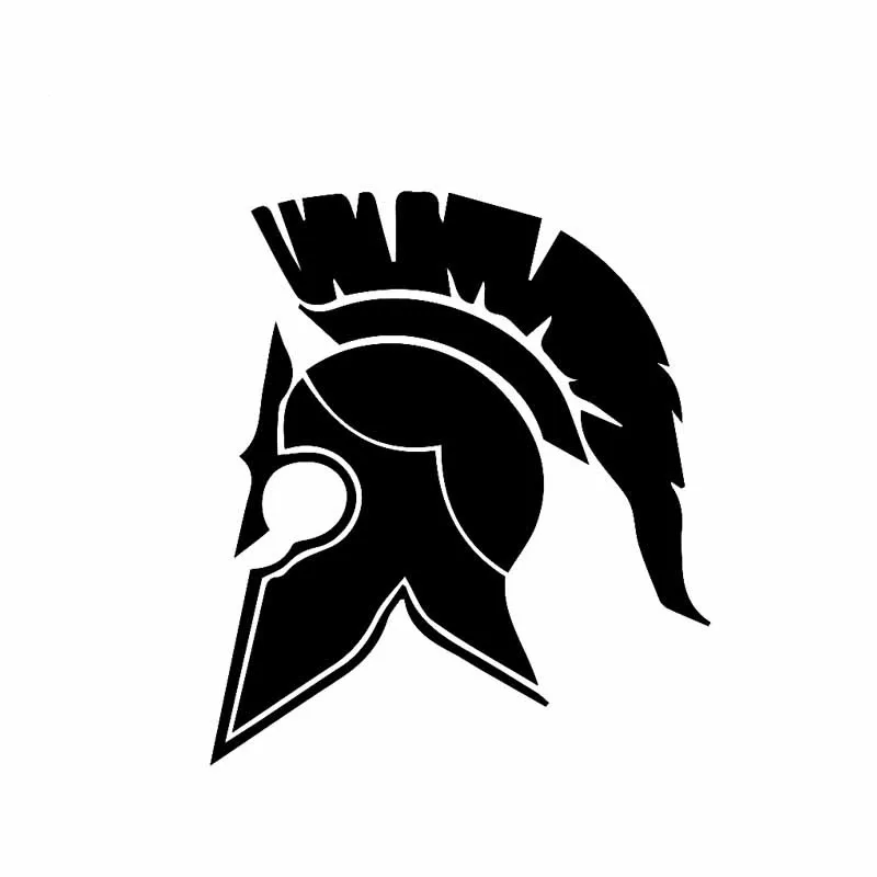 

Funny SPARTAN MOLON LABE Punisher Car Sticker Decals Waterproof Sunscreen Reflective Anti-UV Fashion Pvc 11.1CM X 12.7CM
