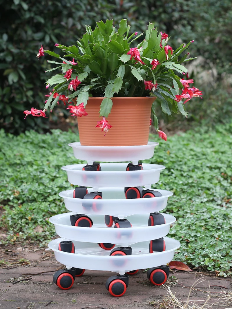 Soporte rodante para plantas con ruedas universales, con ruedas para  maceta, con ruedas para el hogar, jardín, oficina