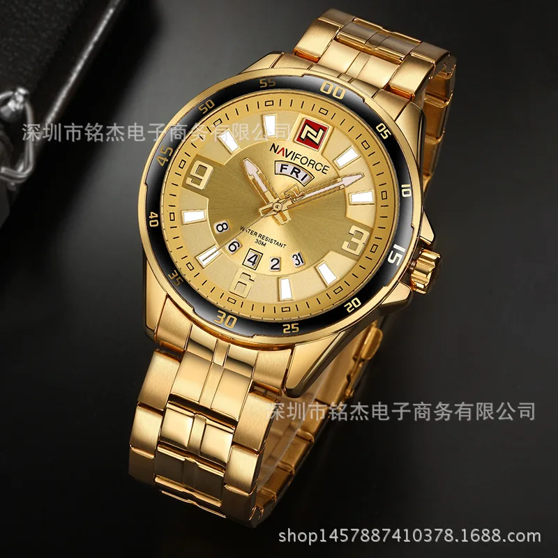 

Hot Selling naviforce Xiang 9106 MEN'S Watch Men Casual Fashion Multi-functional Waterproof Watch MEN'S Watch