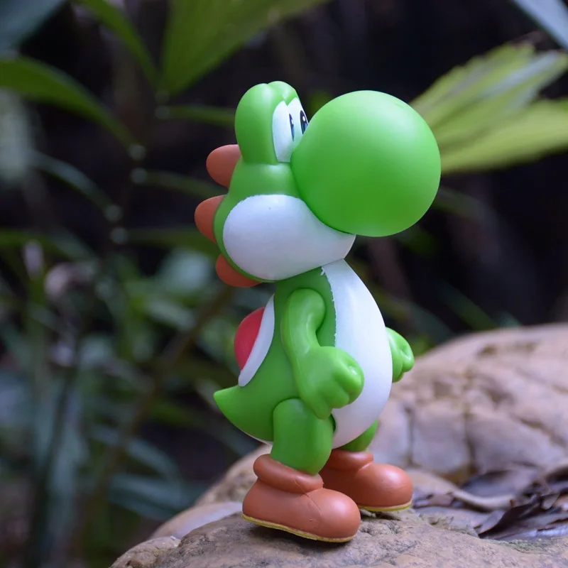 D Фигурки "Супер Марио" игрушки Super Mario Bros Bowser Luigi Koopa Yoshi Mario Odyssey ПВХ фигурка модель куклы игрушка детский подарок - Цвет: D