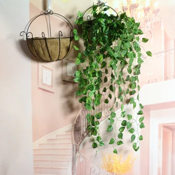 

90cm Artificial Ivy Leaf Artificial Plants Green Garland Plants Vine Fake Foliage Home Decoration Wedding Decoration ZA