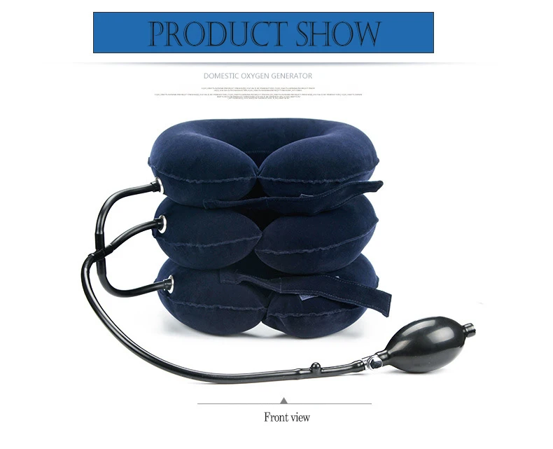 3 Слои надувной воздушный шейки вытягивающее устройство для шеи мягкая с круглой