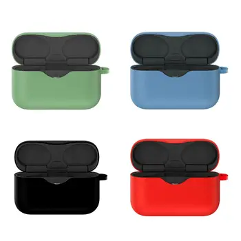 

Clamshell Opening Anti-shock Flexible Silicone Comprehensive Protective Case Full Cover for S-ony WF-H800 Earbuds