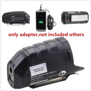 

USB Charge Converter Adapter For Bosch GAA12V-21N USB Charging Adapter Battery Holster/Backup For BHB120 Power Tool Accessories