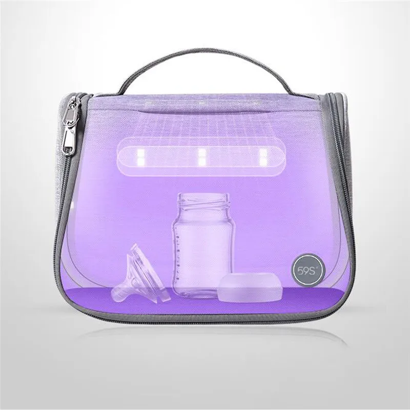 P11 UV Sterilizer UVC Disinfection Bag Sanitizer for Face Masks Smartphone Toothbrush Kills Germs UVC LED Sterilizer bag (6)