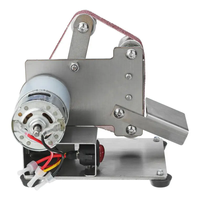 

Metal Grinder Belt Sander Machine Mini DIY Polishing Grinding Sanding Tools Set