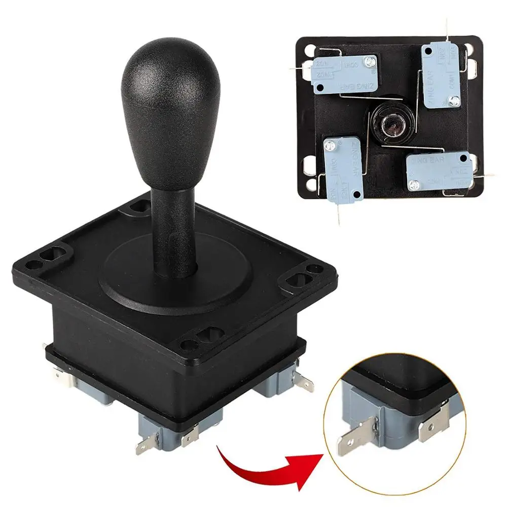 2 игрока аркадная игра DIY часть USB энкодер для ПК игры эллипс летучая мышь джойстик
