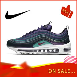 Оригинальный Nike Оригинальные кроссовки Air Max 97 Для женщин кроссовки модные классические уличная спортивная дышащая обувь 2019 Новый 923288-300