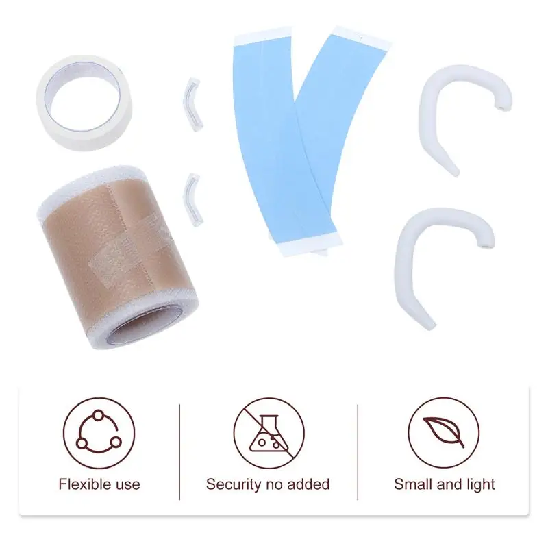 Newborn Baby Ear Aesthetic Corrector Kids Infant Silicone Auricle Correction Patch Stickers Ear Correction Tape Cleaner Tool