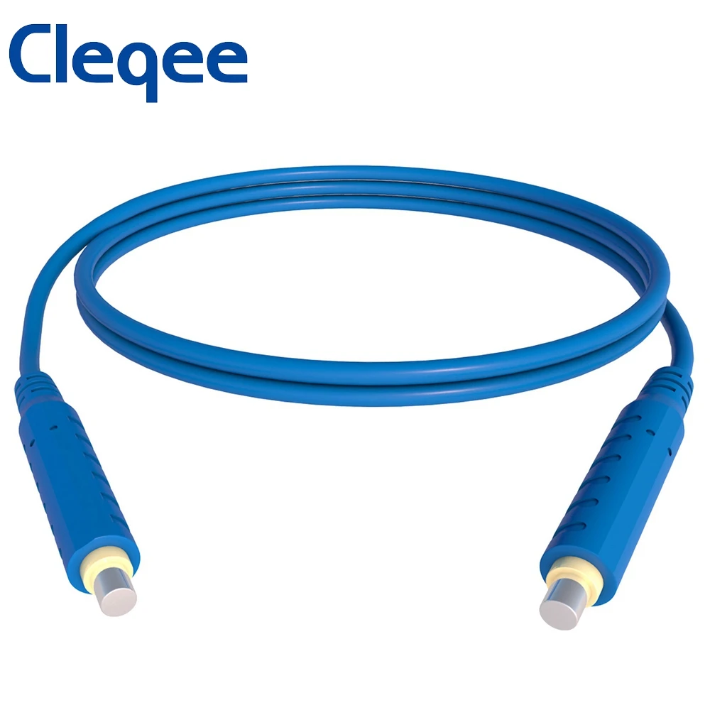 

Cleqee 1PC Magnetic Test Leads 30VAC 5A | Low Voltage Magnetic Jumper Silicone Cable 1M - Blue T10005.5