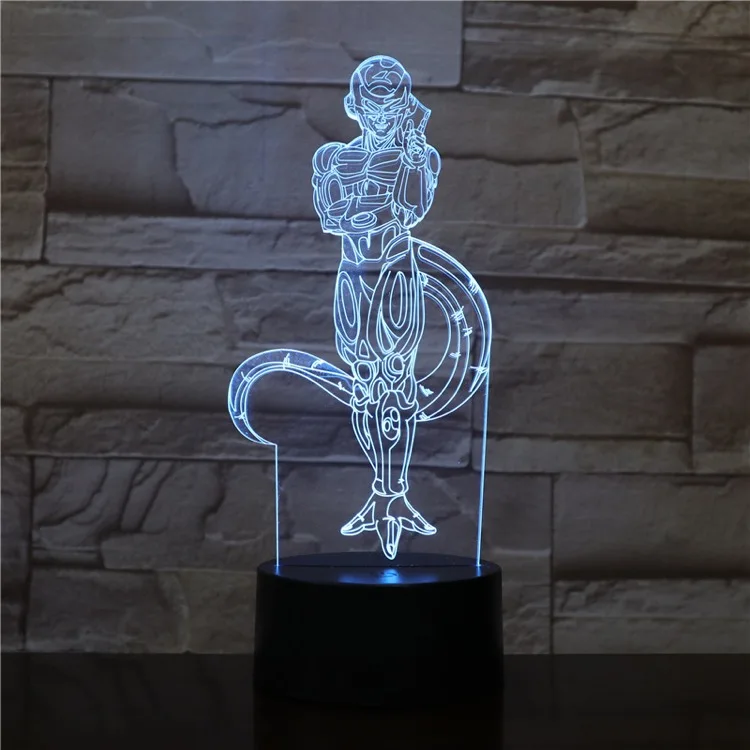 [Seven Neon] дракон Огненный Дракон акриловая 7 цветов Настольная лампа 3D лампа детский подарок Новинка Светодиодный Ночник светильник Сокол миллениума светильник