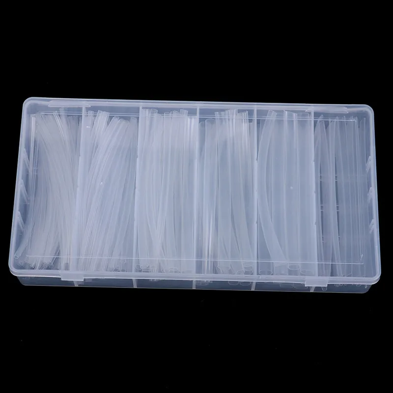 150Pcs transparent Polyolefin Heat Shrink Tube Cable Sleeve Wrap Wire Set Insulated Shrinkable Tube
