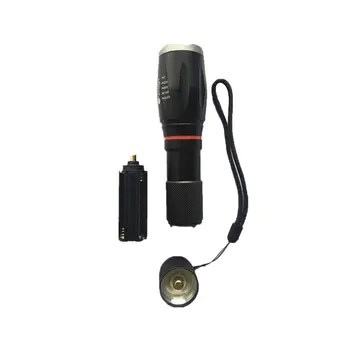 

Led Flashlight Powerful Camping Torch Aluminum Alloy Telescopic Zoomable Flash Light 40X Electric Torch