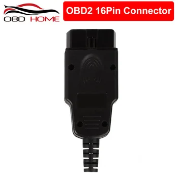 

5pcs Car accessories OBD 2 DIY 16 Pin Male Extension Opening Cable Car Diagnostic Interface Connector Plug Adapter with SR Shell