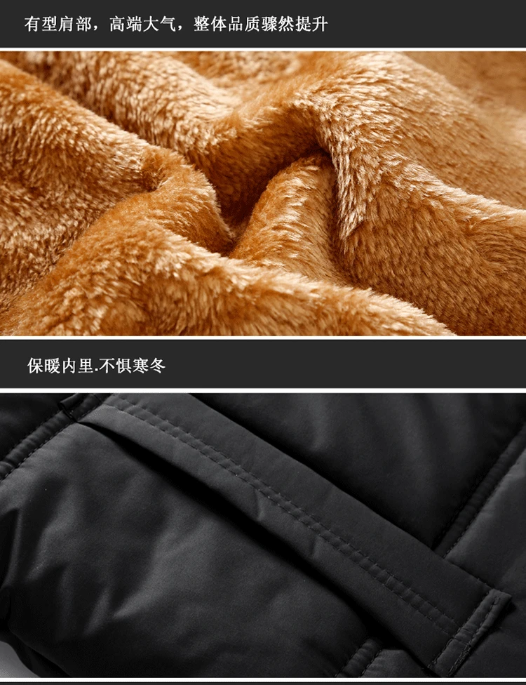 60-70-Year-Old 80 Middle-aged Cotton-padded Clothes Men's Thick Old Man Eider Winter Coat Dad Winter Grandpa Cotton Coat