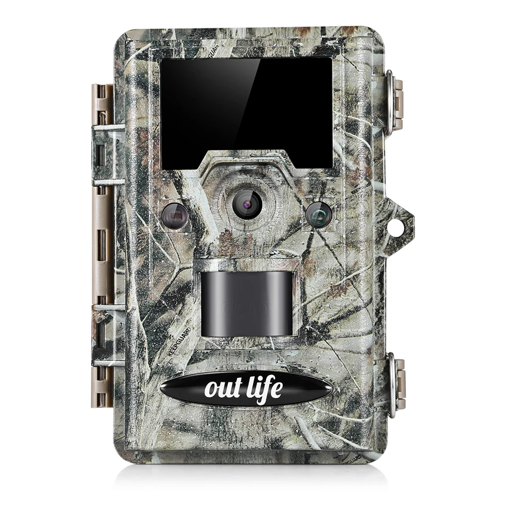 

Outlife Hunting Camera HD 1080P 12MP IP67 Waterproof Hunting Trail Cameras Wildlife Traps Monitoring Dual Cameras LCD Display