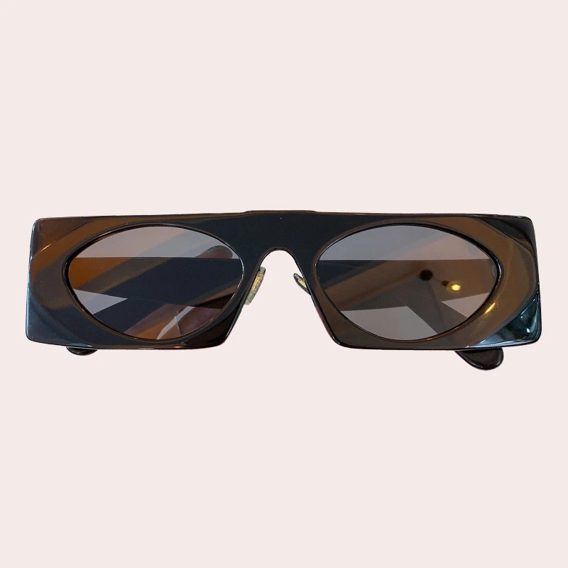Прямоугольные Солнцезащитные очки женские с фирменной коробкой ацетатная оправа Винтажные Солнцезащитные очки женские