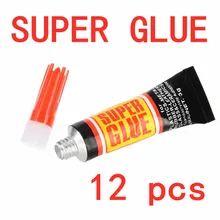 12 adet çok amaçlı süper tutkal yüzey duyarsız sıvı güçlü yapıştırıcı hızlı anlık tutkal DIY ev silikon mastik hızlı kuru