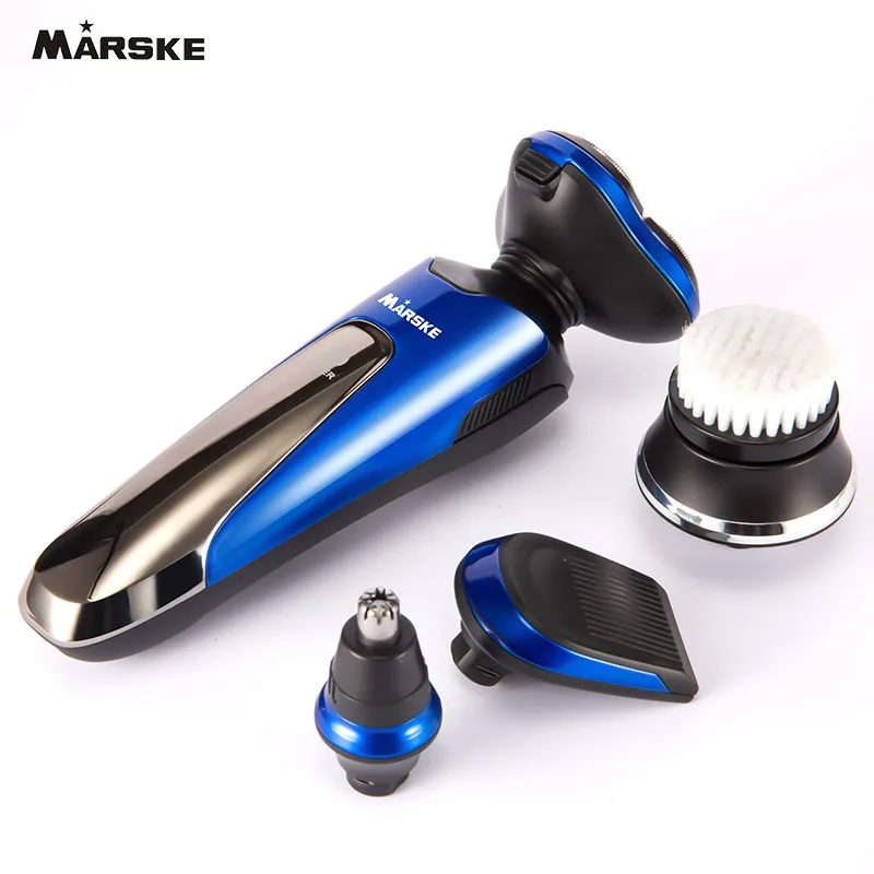 

Electric shaver multifunctional nose hair trimmer men's rechargeable face brush 3D smart washing shaver beauty tools
