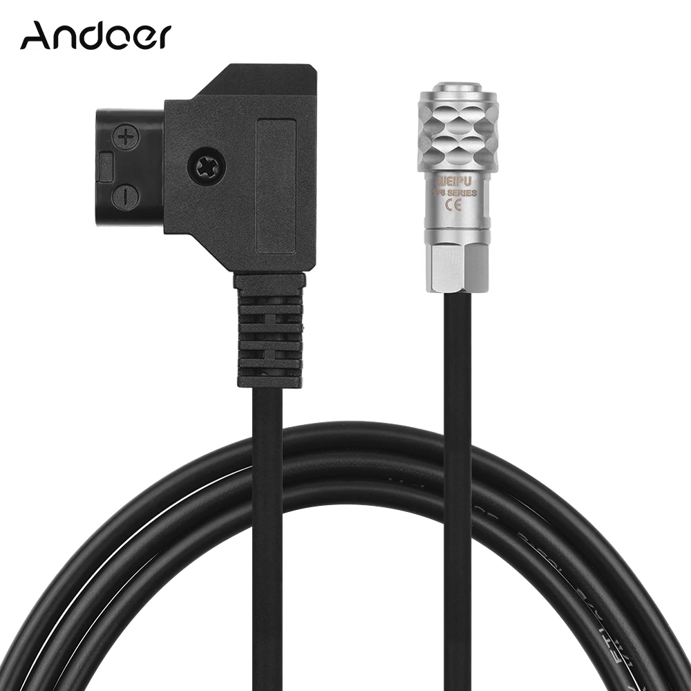 

Andoer D-Tap to BMPCC 4K 2 Pin Locking Power Cable for Pocket Cinema Camera 4K for Sony V Mount Anton Bauer Gold Mount Battery