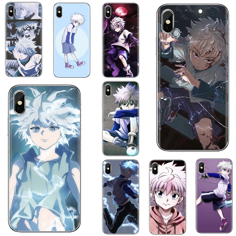 Крутой силиконовый чехол для телефона iPod Touch iPhone 11 Pro 4 4S 5 5S SE 5C 6 6S 7 8 X XR XS Plus Max Killua