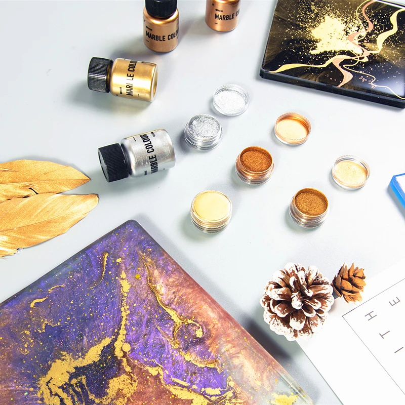 Shimmer Metallic Gold Pigment Pearl Colorant Pearlescent Pigment For Jewelry Making Diy Epoxy Resin Mold Color Dye Pigments