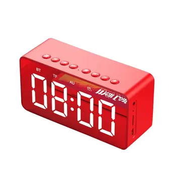 

BT509 Mini Speaker Wireless Super Bass TF Card Audio Alarm Clock Home Clock for Showers Bathroom Car Water Resistance