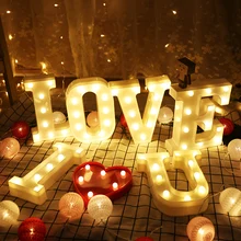 Воздух и TREE-B Алфавит буквы свет светящийся светодиодный ночник романтическая батарея лампа креативный 26 Английский номер светодиодный знаток 3D Рождественские украшения день рождения свадьба Вечеринка настенное
