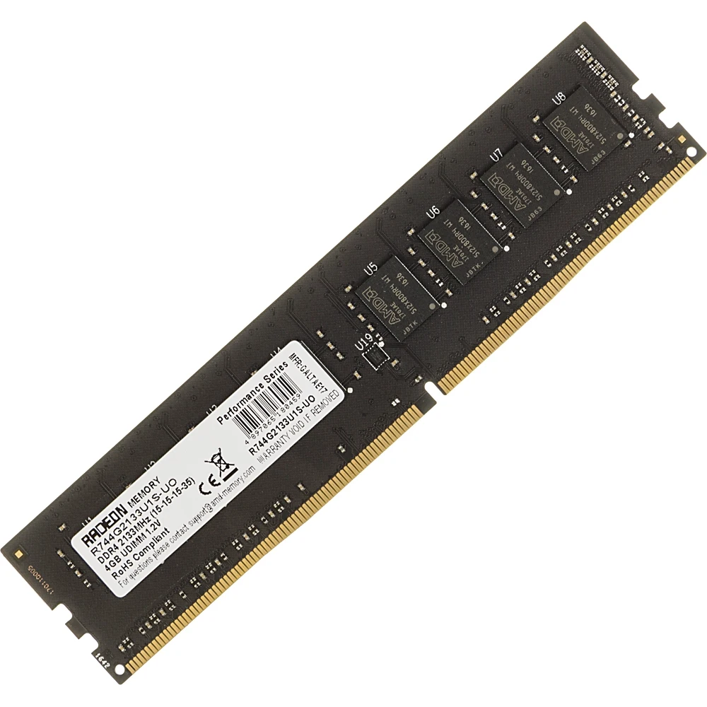 Модуль памяти AMD Radeon R7 Performance Series R744G2133U1S-UO DDR4- 4Гб
