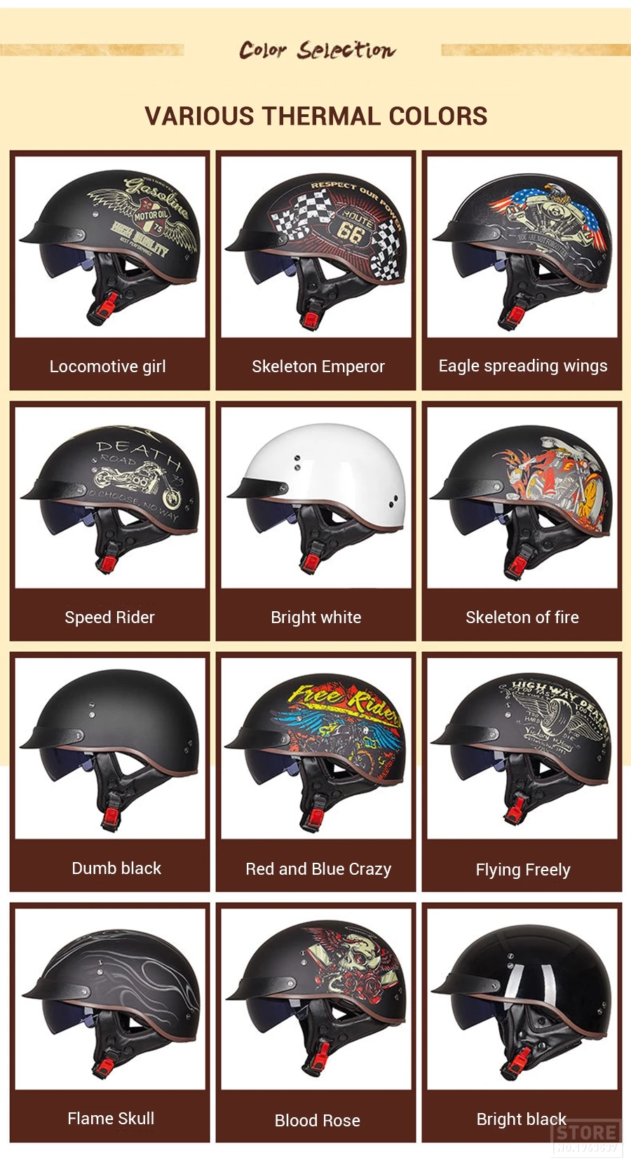 GXT Ретро мотоциклетный шлем винтажный мотоциклетный шлем с открытым лицом скутер Байкер мотоциклетный гоночный мотоциклетный шлем с точечной сертификацией