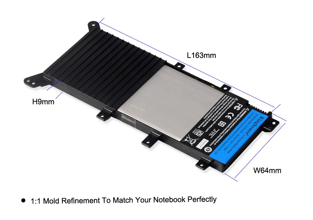Новинка KingSener C21N1408 Аккумулятор для ноутбука ASUS VivoBook 4000 MX555 V555L V555LB V555U Series 7 6 V 37WH