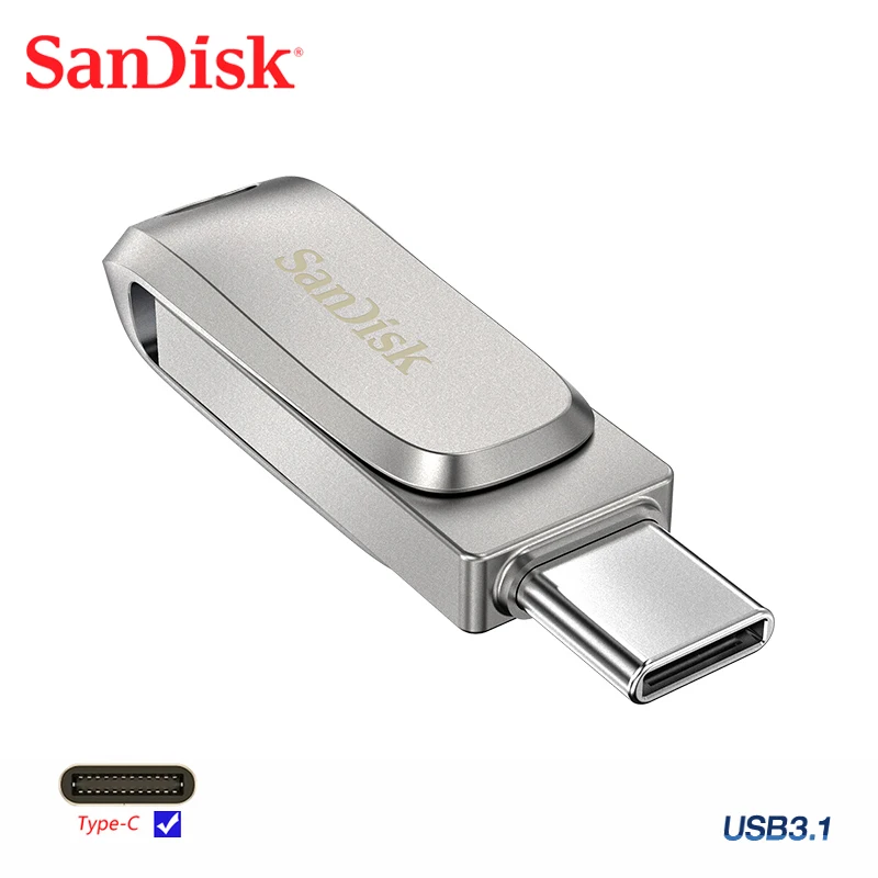 Флеш-накопитель SanDisk с разъемом USB Type-C 3 1/64/256/32/128 ГБ | Компьютеры и офис