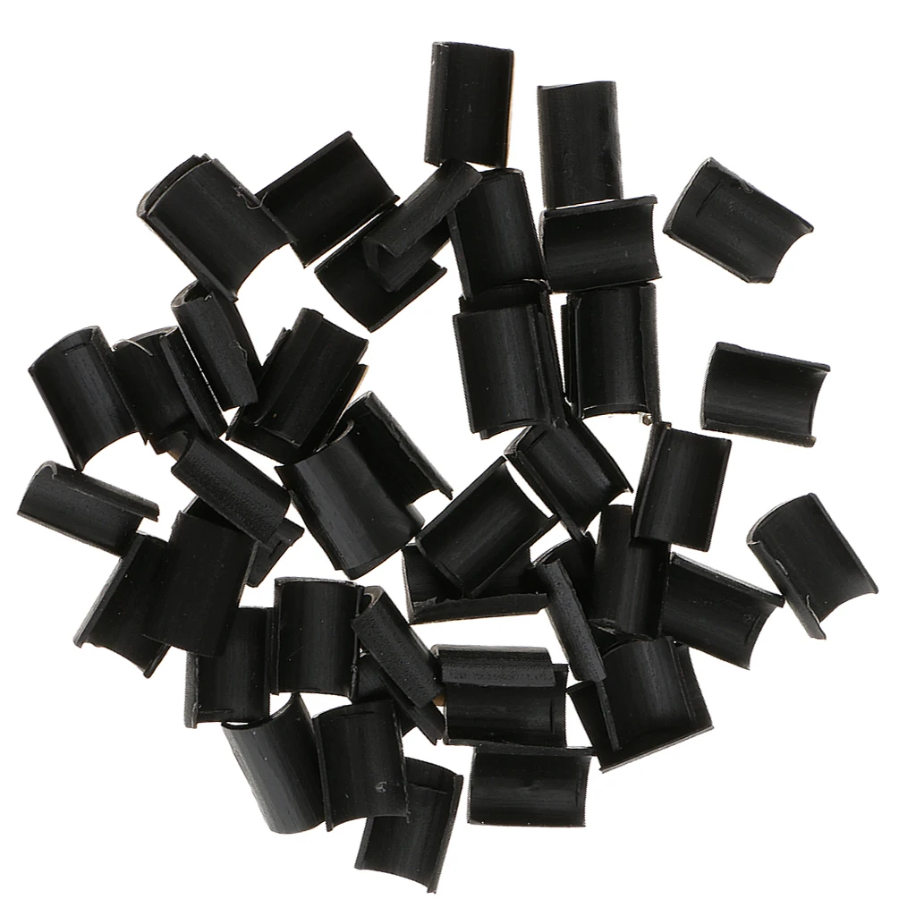 50Pcs Keratin Nail Glue Beads for U Tip Rebond Hair Extensions Hot Fusion New Hair Styling Accessories