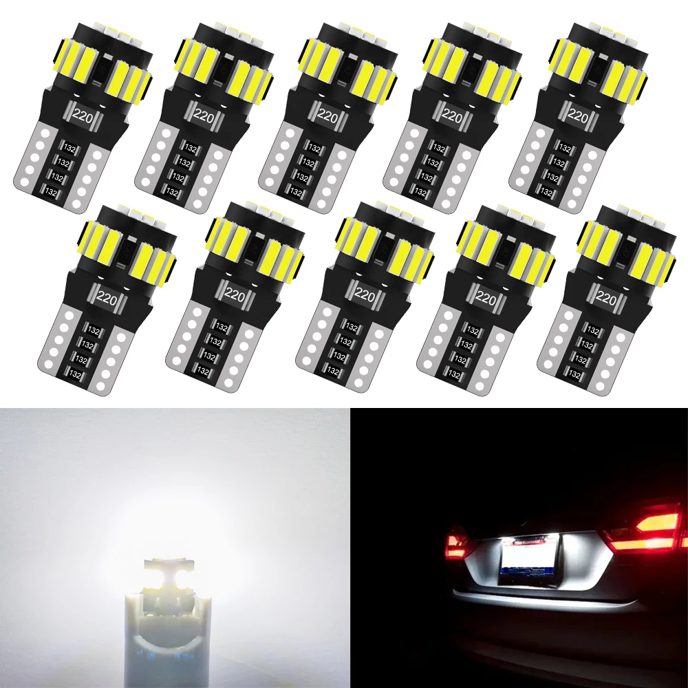 OXILAM 10 шт. W5W светодиодные лампы T10 Canbus парковочные для Volvo XC60 XC90 S60 V70 S80 S40 V40 V50 XC70 V60 C30