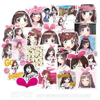 

50pcs Kizuna Sexy Beautiful Girl Cartoon Cute Stickers Helmet Sticker Luggage Sticker Motorcycle Siutcase Notebook DIY Sticker