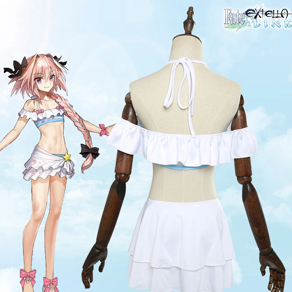 Anime_Game_Fate_Extella_Astolfo_swimsuit_swimwear_Cosplay_FGO_astolfo_cosplay_costumes_crop_top_skir (1)