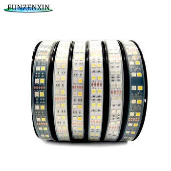 

Double Row 5m 5050 RGB Led Strip Waterproof 120Leds/m Black/White PCB RGBW/RGBWW/White/Warm White Led Light DC12/24V IP30/IP67