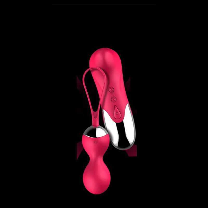 Silicone Wireless Remote Vibrator Egg Smart Ball Shrink Yin Vaginal Tighten Exercise Dual vibration Egg Sex Toys For Woman A3