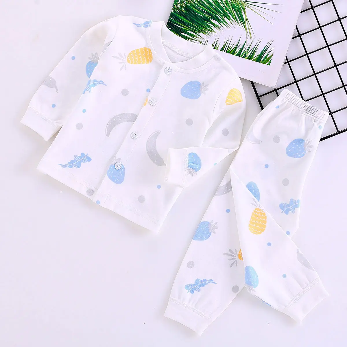 Baby Clothing Set near me 0-2 Years Soft Baby Clothes Set Spring Autumn Cotton Newborn Baby Boys Girls Clothes 2PCS Baby Pajamas Unisex Kids Clothing Sets baby shirt clothing set