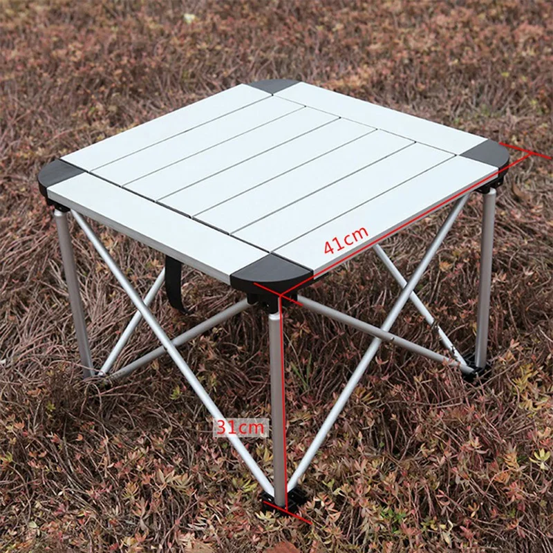 Camping Table Portable Folding Table Aluminum Alloy Outdoor Picnic Desk For Barbecue Camping Hiking Traveling