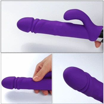 10 Speed Female Masturbator Telescopic Rabbit Vibrators Thrusting Dildo G Spot Vibrator Sex Women Tools For Couple Dildo Sex Toy 6