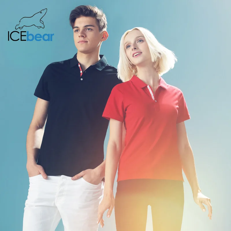 Icebear 2020 лето новая футболка жемчужное волокно культурная рубашка высокого