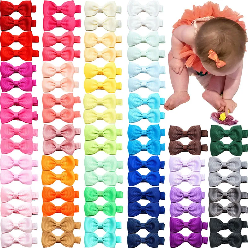 80 Uds bebé pelo Clips arcos del pelo plenamente envuelto cocodrilo Clips para bebé niñas 2 pulgadas envío gratuito