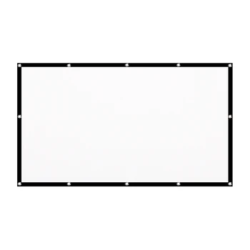 

Portable HD Projector Screen 100 inch 16:9 Folded Thick Durable Projection Screen for Outdoor Home Theater TV home screens