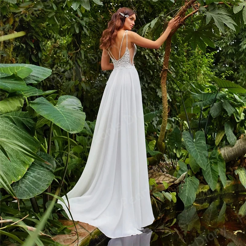 Sexy-A-Line-Wedding-Dress-2020-Fashion-Boho-Spaghetti-Straps-V-Neck-Applique-Chiffon-Bridal-Gown.jpg_Q90.jpg_.webp