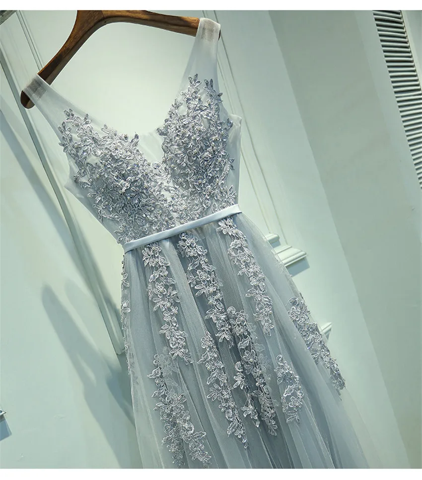 H оптовая продажа на заказ вечернее платье с кружевной аппликацией vestidos de boda invitada