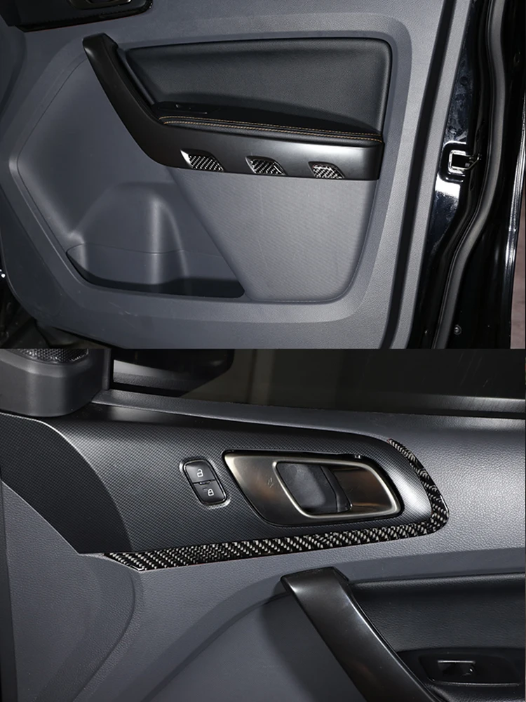 For Ford Ranger Wildtrak 2015-2021 Car Gear Panel Central Control Instrument Decorative Panel Interior Sticker Car Accessories