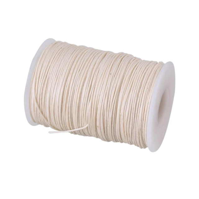 Waxed Hemp Twine - Waxed Hemp String 1 mm