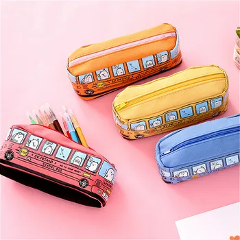 

1pcs Colors Large Capacity Pencil Case Kawaii Pencilcase School Pen Case Supplies Pencil Bag School Box Pencils Pouch Stationery
